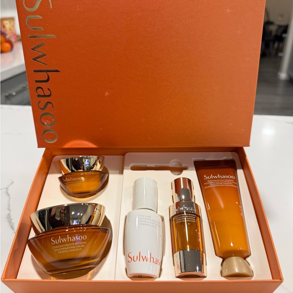 Sulwhasoo Concentrated Ginseng Rejuvenating creame perfecting rich set 5 items